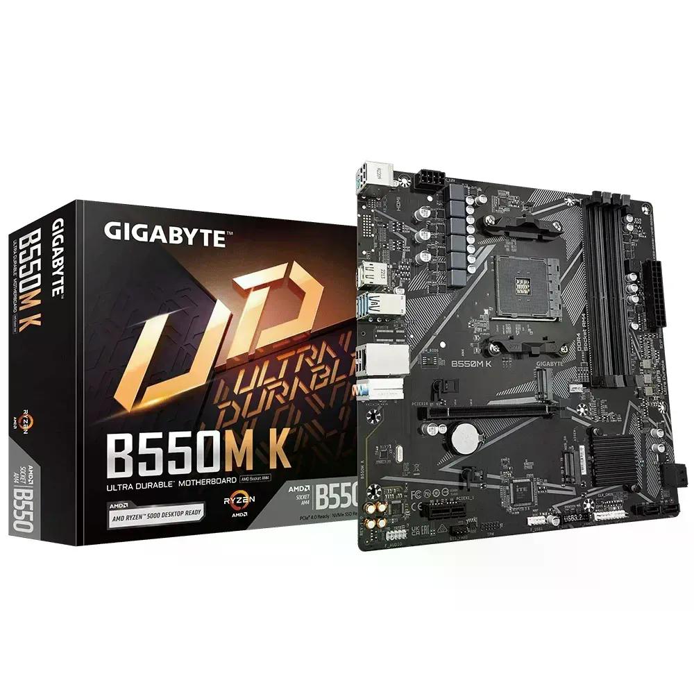 TARJETA MADRE GIGABYTE B550M K REV. 1.0 MICRO ATX SOCKET AM4 AMD B550 128GB DDR4